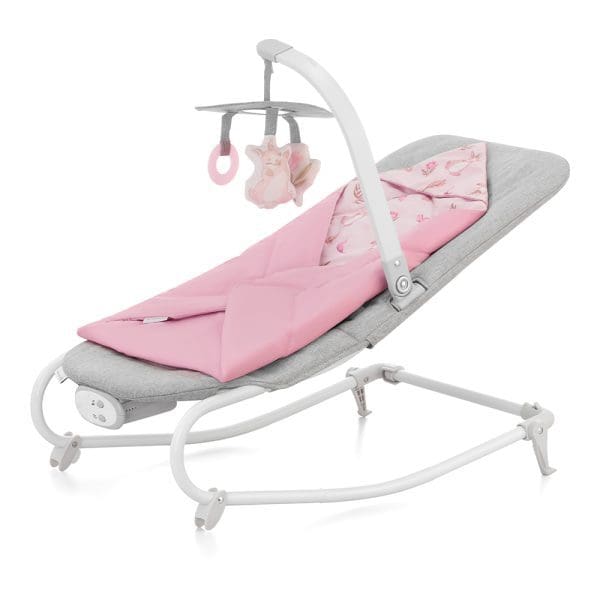 Ležaljka za bebe 2 u 1 Kinderkraft Felio Ružičasta