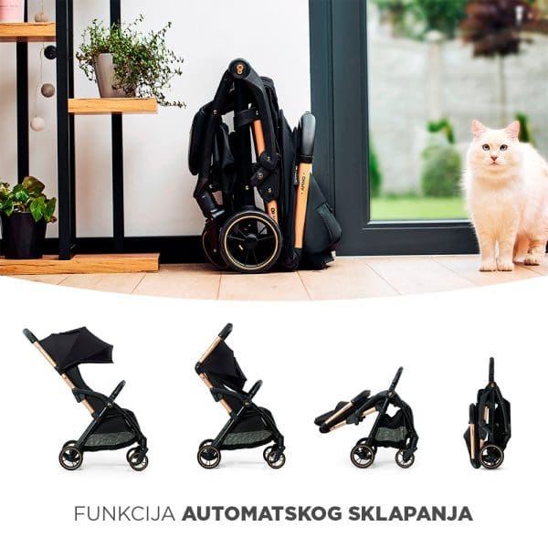 Kišobran kolica s funkcijom automatskog sklapanja Kinderkraft Apino