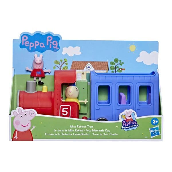 Peppa Pig set za igru s vlakićem gospođice Zečić i 2 figurice