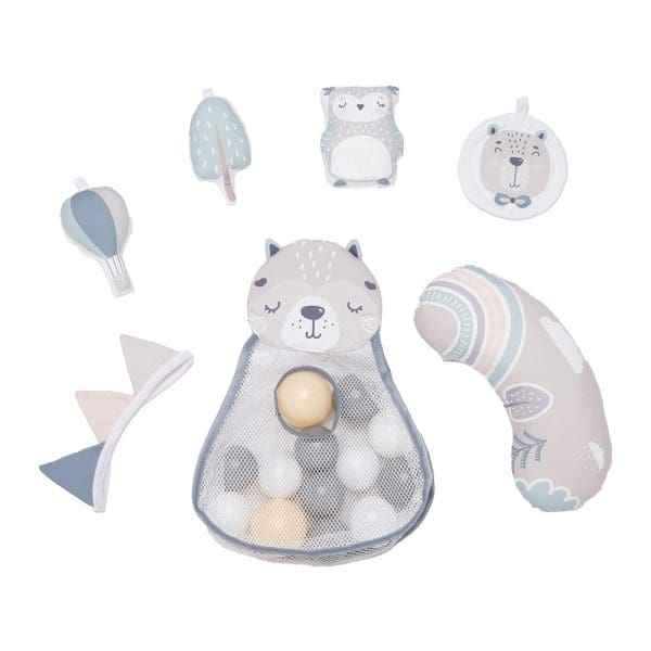 Interaktivna podloga s igračkama za bebe MoMi Pastel