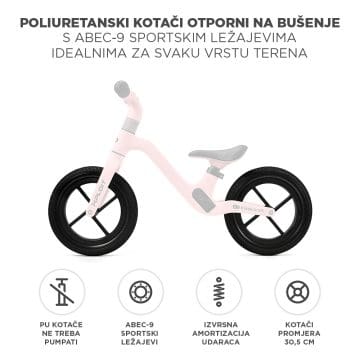 Bicikl bez pedala Kinderkraft Xploit Poliuretanski kotači