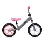 Dječji bicikl guralica bez pedala MoMi Fleet Sivo-ružičasti