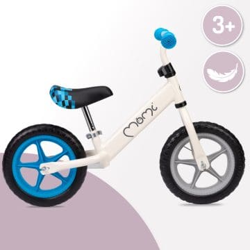 Vrlo lagani bicikl bez pedala MoMi Fleet Bež-plavi