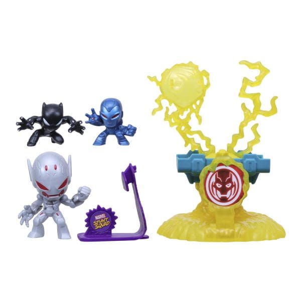 Marvel Stunt Squad Black Panther i Ironman vs Ultron set akcijskih figurica
