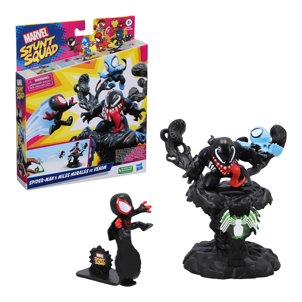 marvel-stunt-squad-spiderman-i-miles-morales-vs-venom Marvel Stunt Squad Spiderman i Miles Morales vs Venom