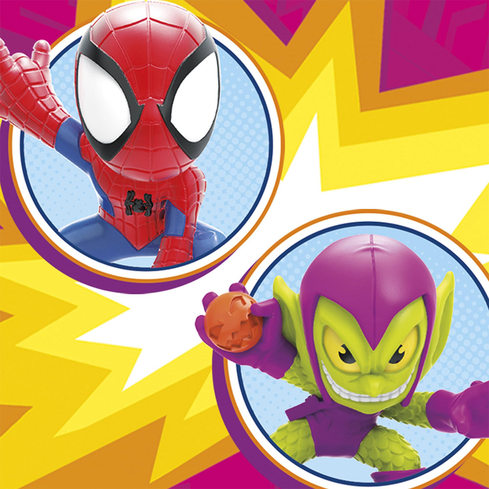 marvel-stunt-squad-spiderman-vs-green-goblin-akcijske-figurice Marvel Stunt Squad Spiderman vs Green Goblin akcijske figurice
