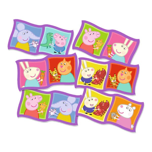 Trefl društvena igra spajanja domino kartica Peppa Pig