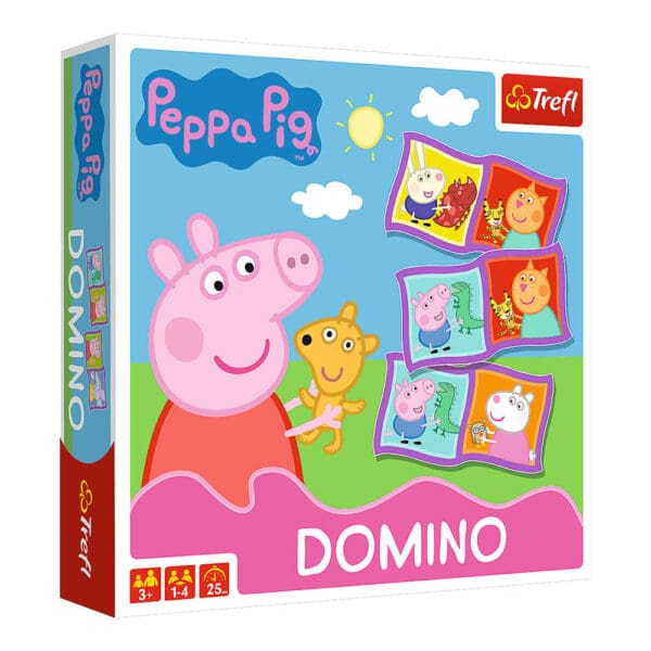Trefl društvena igra za najmlađe Domino Peppa Pig