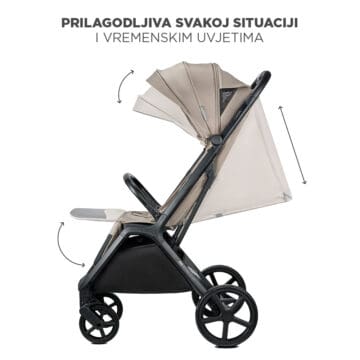 Dječja kišobran kolica za sve vremenske uvjete Kinderkraft Loom