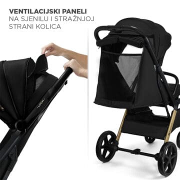 Dječja kolica s 2 ventilacijska panela Kinderkraft Loom