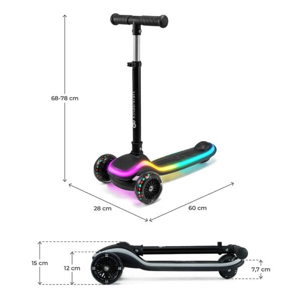 Dječji romobil Kinderkraft Raket Dimenzije