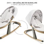 Njihaljka i ležaljka za bebe 2-u-1 Kinderkraft Elsu