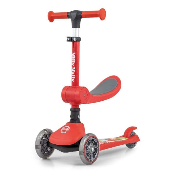 Romobil guralica Milly Mally Fuzzy Crvena