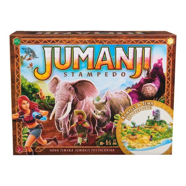 3D društvena igra za 2-4 igrača Jumanji Stampedo