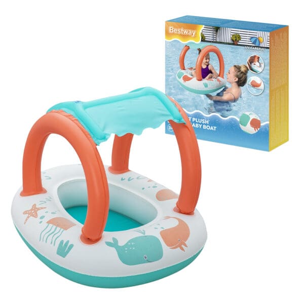 Dječji čamac s krovom Comfort Plush