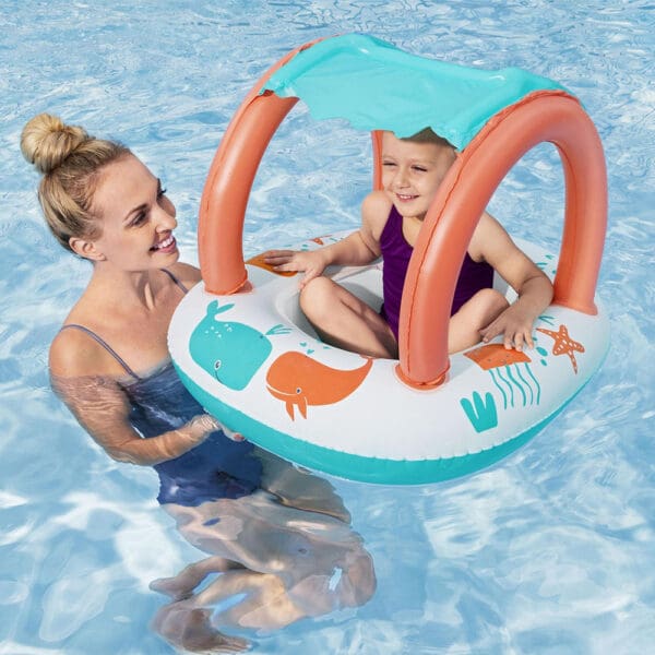 Dječji čamac sa sjenilom Comfort Plush