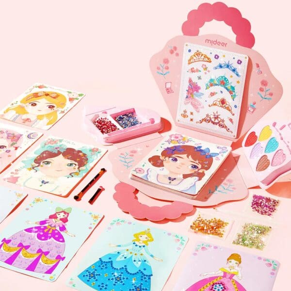 Kreativni set za uljepšavanje princeza Mideer Fantasy Makeup 3 u 1