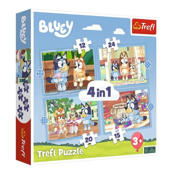 Trefl puzzle Bluey 4 u 1