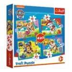 Trefl puzzle Psići u ophodnji 4 u 1