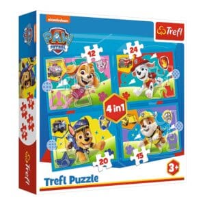 Trefl puzzle Psići u ophodnji 4 u 1