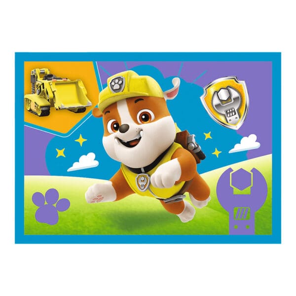 Trefl puzzle Psići u ophodnji 4 u 1 Rubble