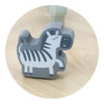 Dječji stol s labirintom i drvenim životinjama Polar B