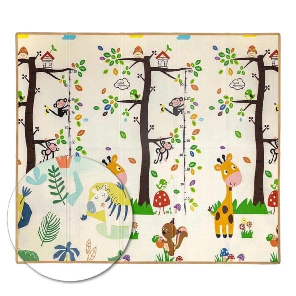 Dvostrana podloga za bebe Milly Mally Play Savanna and Tree