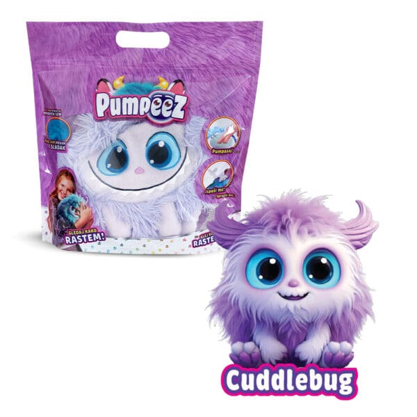 Pumpeez plišane igračke na napuhavanje Cuddlebug