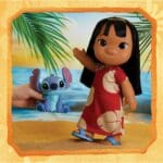 Dječji set za igru lutka i figurica Lilo i Stitch