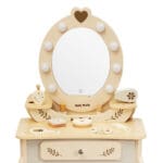 Drveni dječji stolić za uređivanje s LED svjetlom Milly Mally Elly