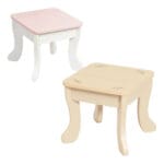 Drveni toaletni stolić s LED svjetlom i stolcem za djecu Milly Mally Elly