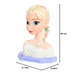 Glava za uređivanje Frozen 2 Elsa Snow Queen Deluxe dimenzije