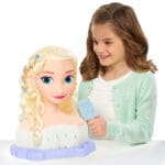 Igračka za djevojčice glava za uređivanje Frozen 2 Elsa Snow Queen Deluxe