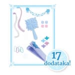 Kreativni set s glavom za uređivanje i 17 dodataka Frozen 2 Elsa Snow Queen Deluxe