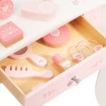 Toaletni stolić za djevojčice s LED osvjetljenjem i drvenim dodacima Milly Mally Elly