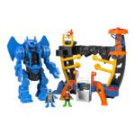 Fisher Price DC Super Friends Batman set za igru 2 u 1 s robotom i 2 figurice