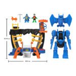 Fisher Price DC Super Friends Batman Zapovjedni centar 2 u 1 Dimenzije
