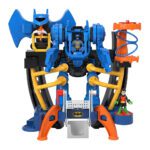 Fisher Price DC Super Friends set za igru Zapovjedni centar 2 u 1 Robot i figurice Batman i Robin