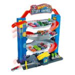 Hot Wheels garaža sa skakaonicom i rampom za autiće