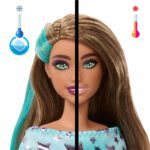 Lutka Barbie s rođendanskom šminkom koja se mijenja u toploj vodi Brineta
