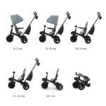 Multifunkcionalni dječji tricikl za djecu do 5 godina Kinderkraft Aveo 2 Plus