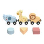 Drveni stol za igru Tooky Toy My Forest Friends s didaktičkim aktivnostima