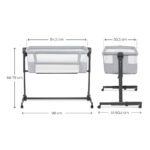 Prijenosni krevetić Kinderkraft Nestee Up 2 Dimenzije