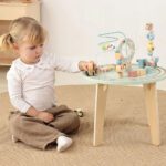 Tooky Toy My Forest Friends drveni stol s labirintom i didaktičkim igrama