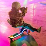 Svjetleći romobil sa sjedalom Kinderkraft Raket Up